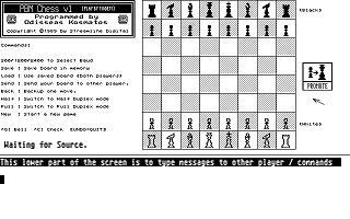 PBM Chess atari screenshot